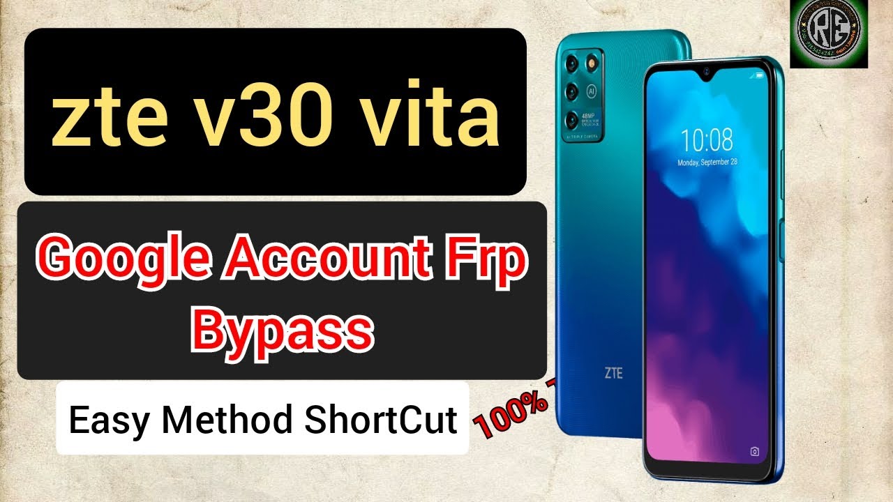 Zte V30 Vita Google Account Bypass Easy Method Frp Remove 100% Test