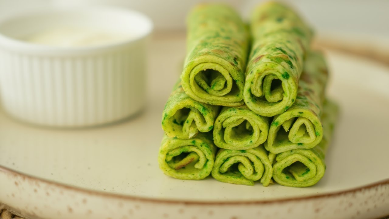 Das Geheimnis für grüne Pfannkuchen! Alle wollen das Rezept!