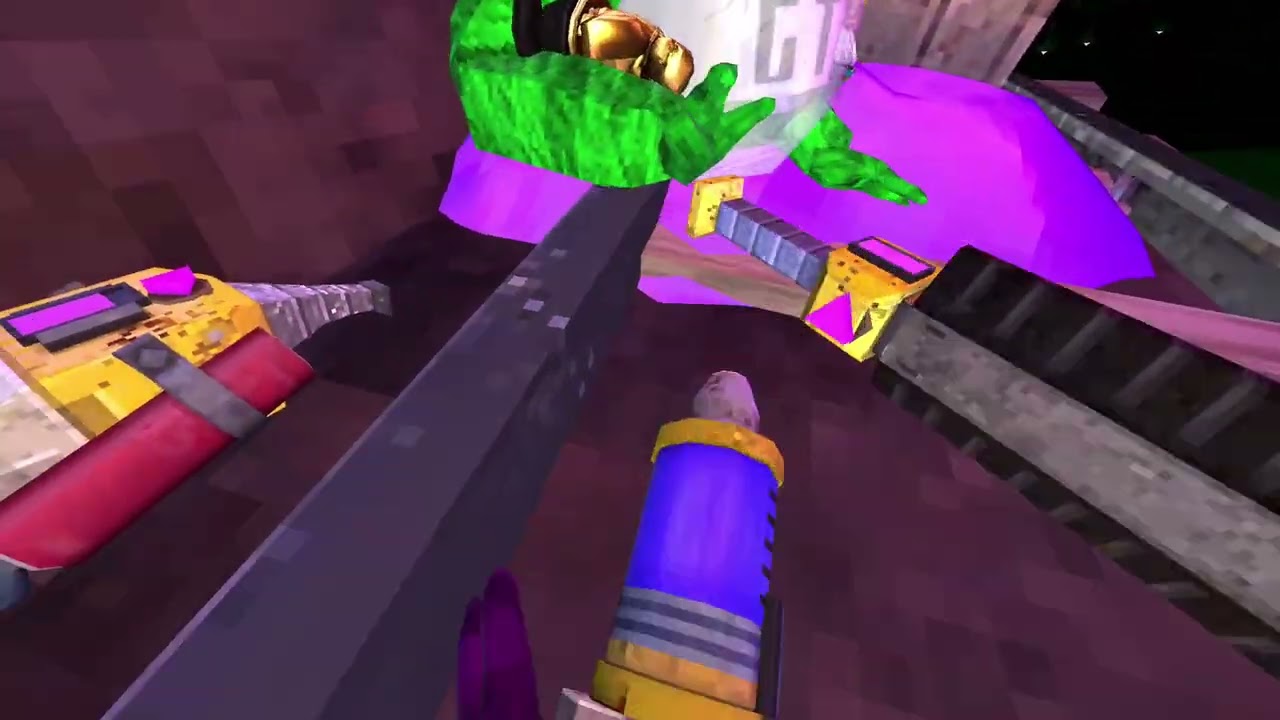 First VR video! Defeating the meteor monster in Gorilla tag