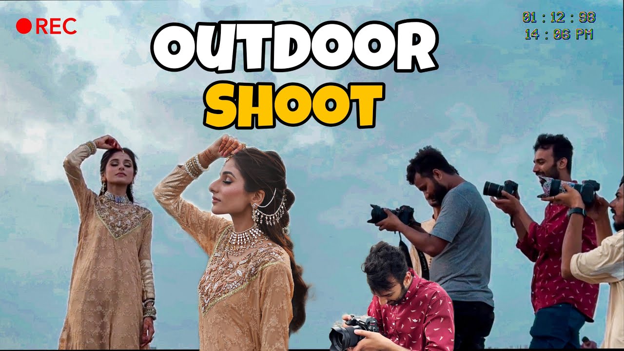 BTS OF OUTDOOR SHOOT🤯 | Itna mushkil shoot kiya😭| VLOG 45