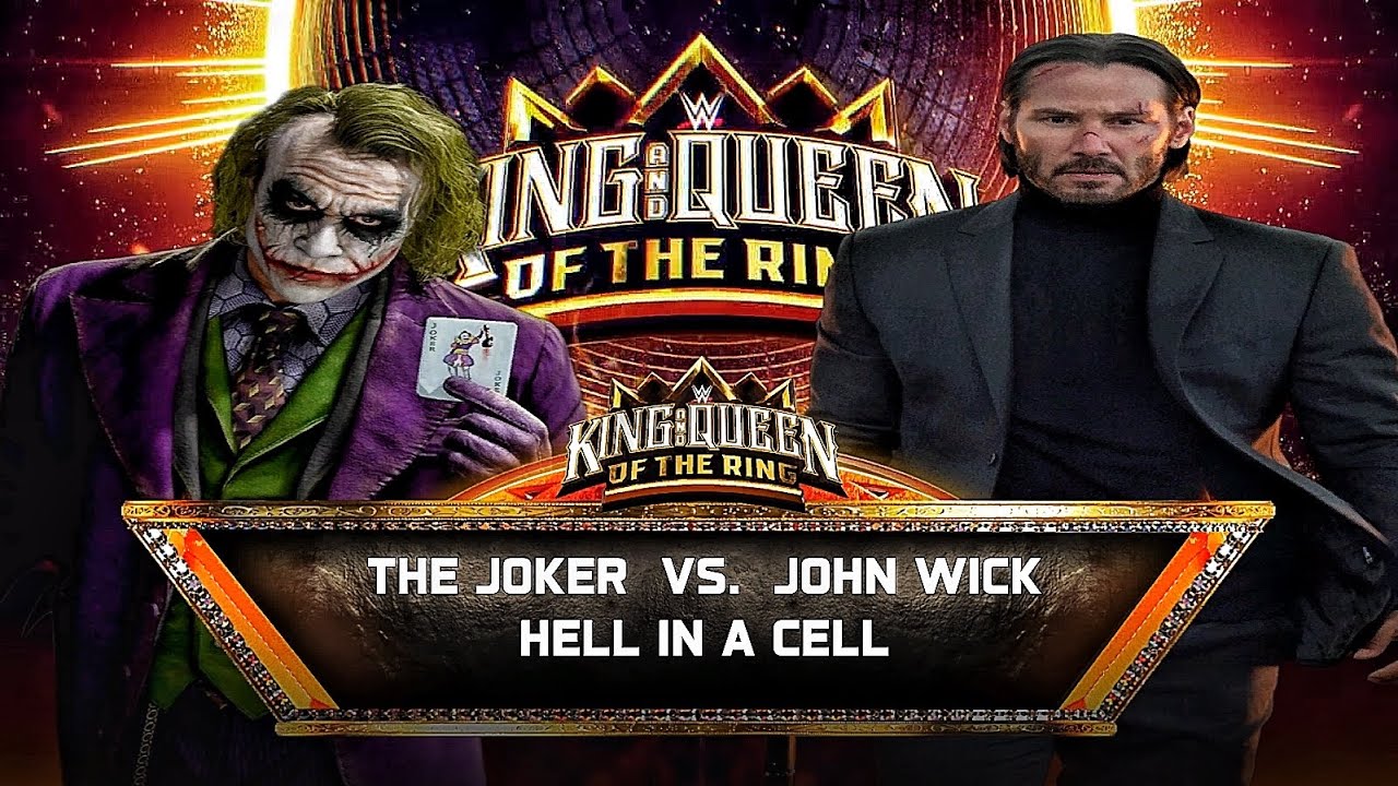 John Wick Vs Jocker - Hell in A Cell Match At Night Of Champions