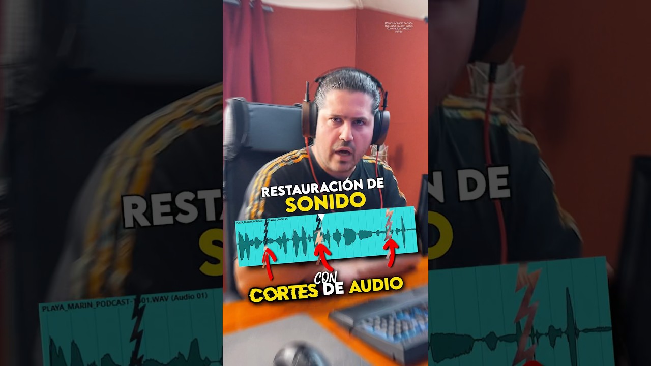 C&oacute;mo recuperar audio con cortes ✂️😱 #ediciondeaudio #inteligenciaemocional #podcast