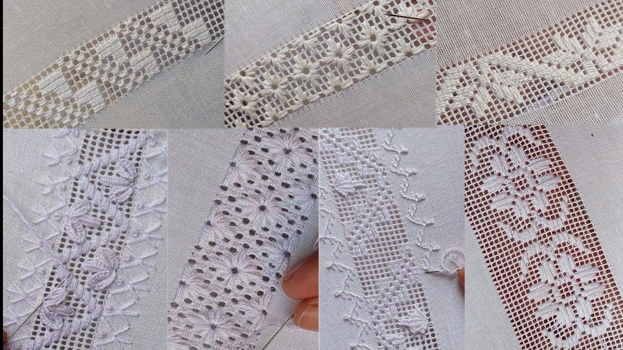 Hardanger Embroidery Design Part(1) To(85) In One Video: Latest Tarkashi Design/Easy & Neat Tarkashi