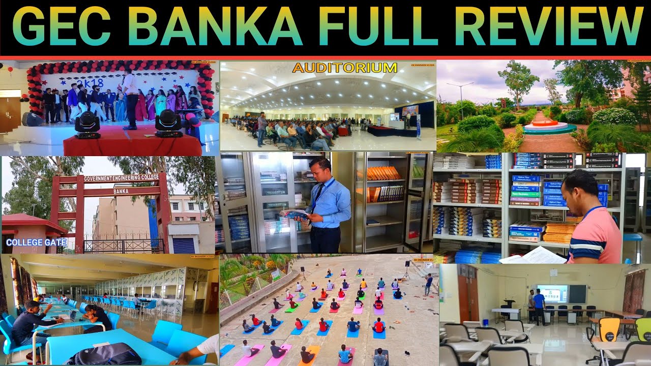 Government engineering College banka full review | Labrary | Auditorium |Garden | smart classroom