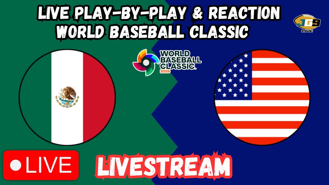USA vs. Mexico | WORLD BASEBALL CLASSIC | LIVESTREAM | LIVE