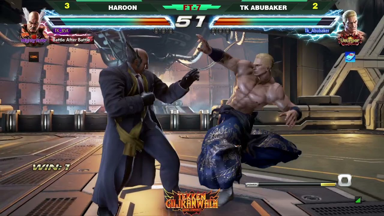 [FT7] Haroon (Heihachi) VS Tk Abubaker (Geese) Tekken 7 Pakistan