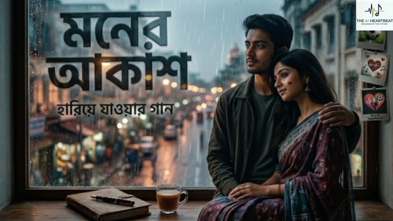 Moner Akash (মনের আকাশ) | Heart Touching Bengali Sad Song | The AI Heartbeat 🥀