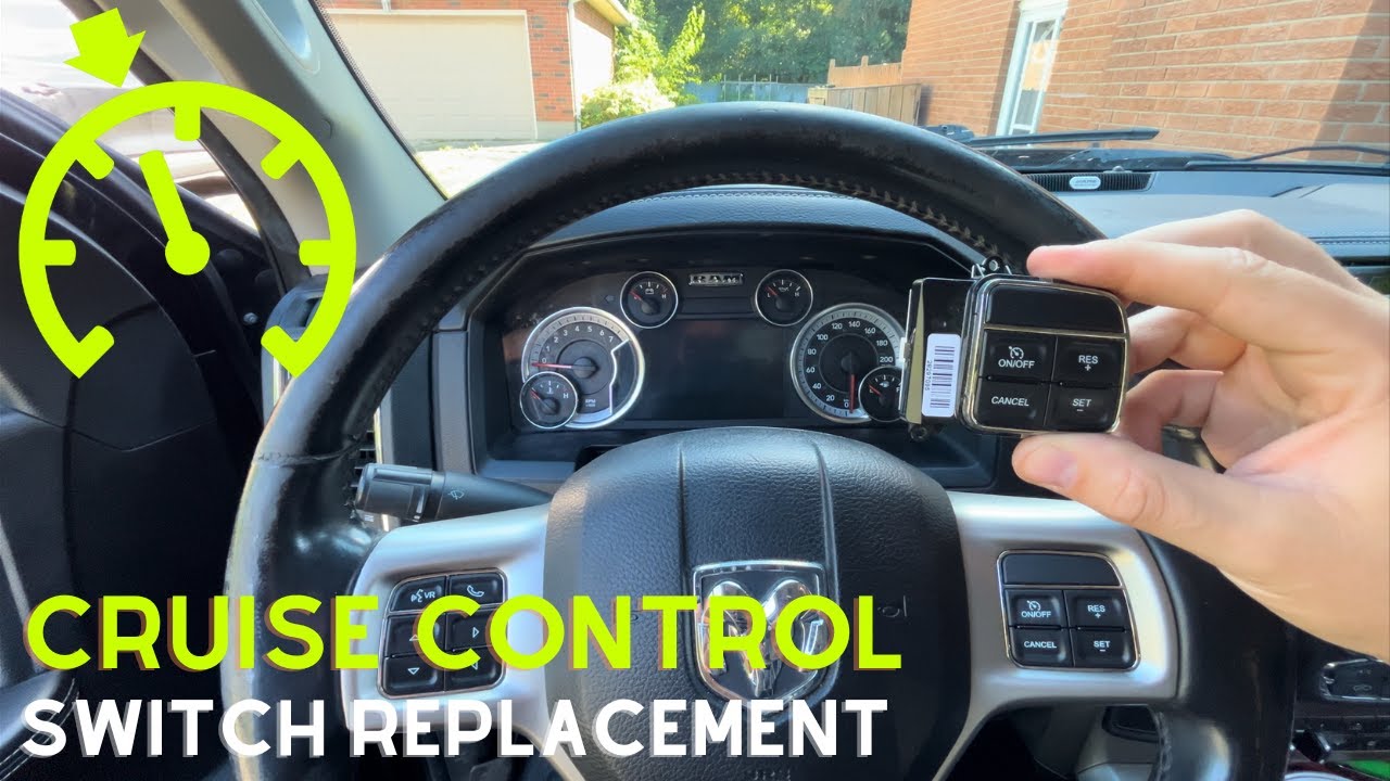 Ram 1500 Cruise Control Switch Replacement: DIY Tutorial for 2011-2018 Models