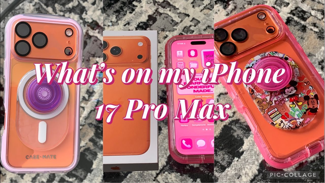 WHAT’S ON MY IPHONE 17 PRO MAX ✨
