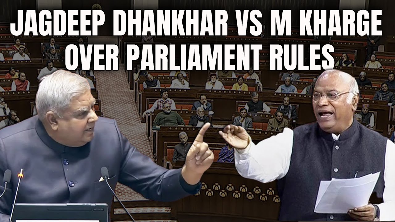 Jagdeep Dhankhar, M Kharge Face Off Over Rules: 