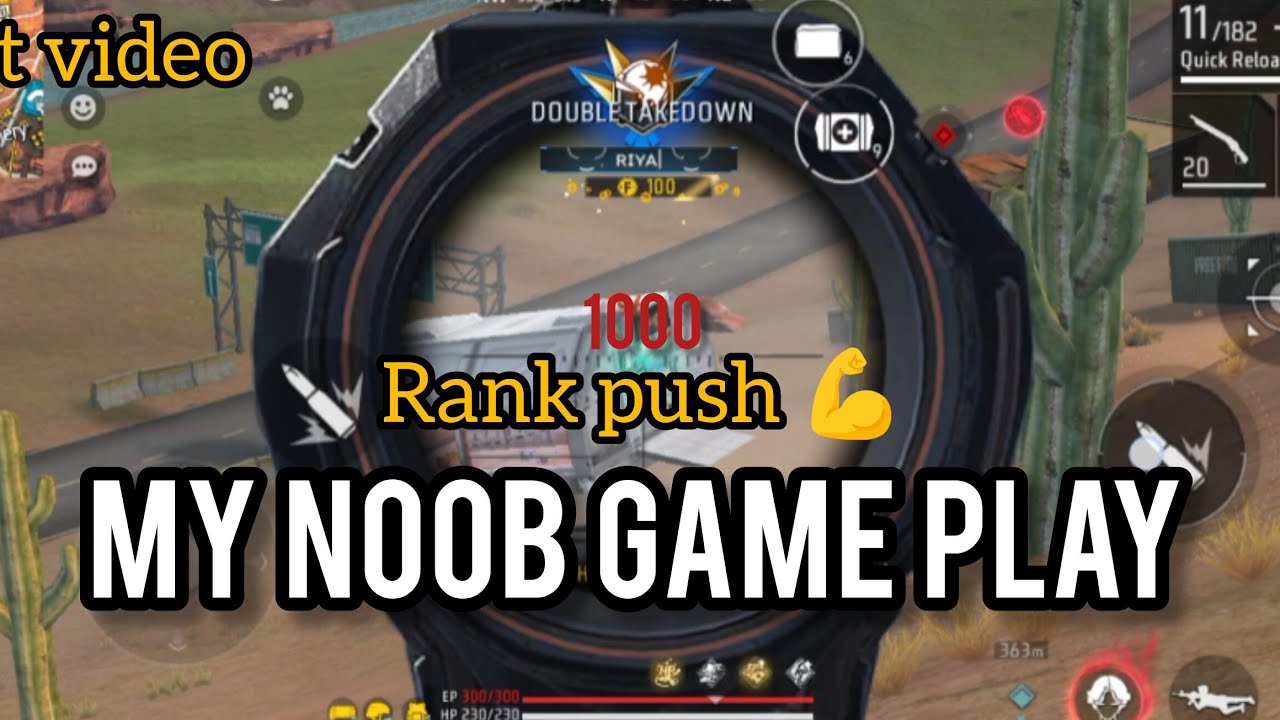 noob game play #riyagaming #noobgamer #freefire #hadeshot #freefiremax #newgameplay