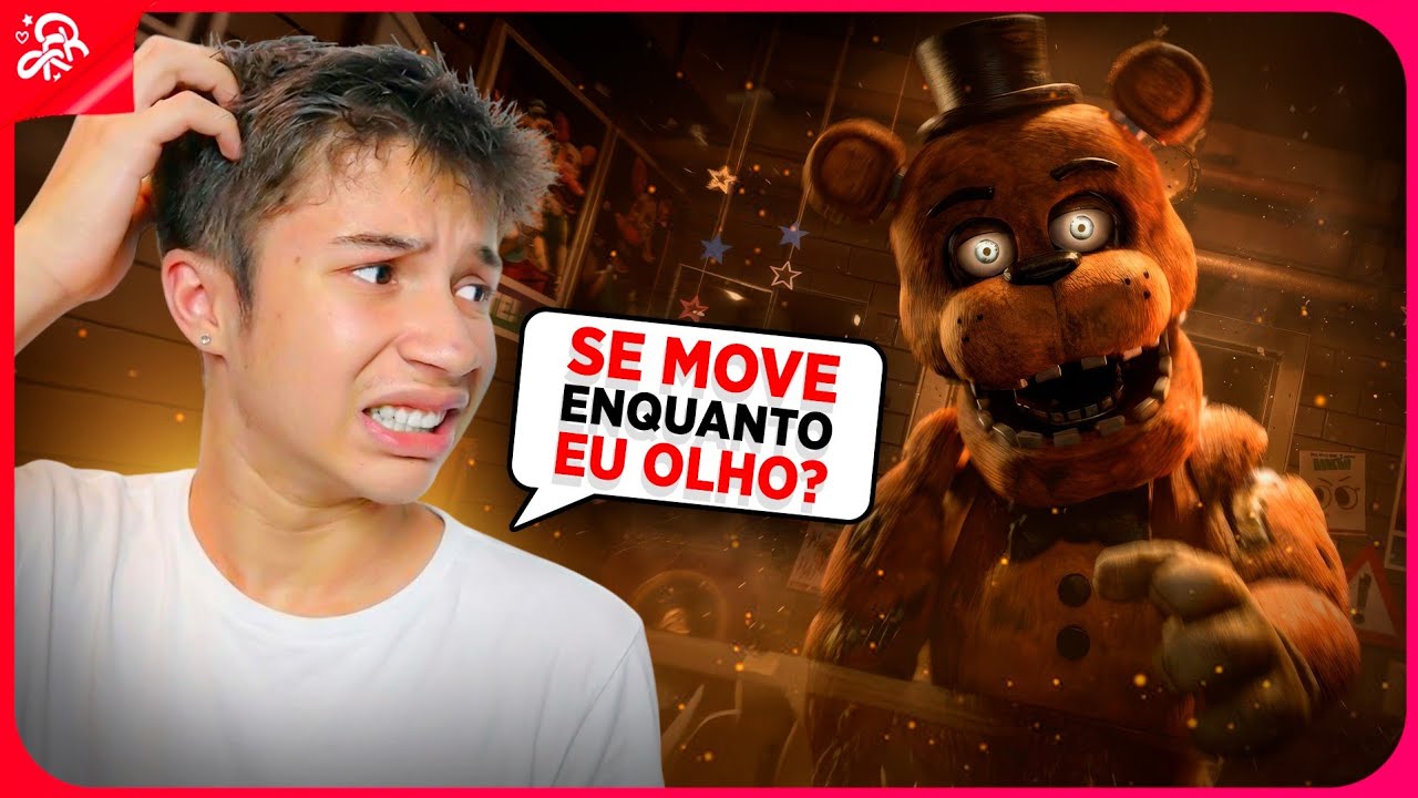 FNAF MAS OS ANIMATRONICS SE MOVEM EM TEMPO REAL😰