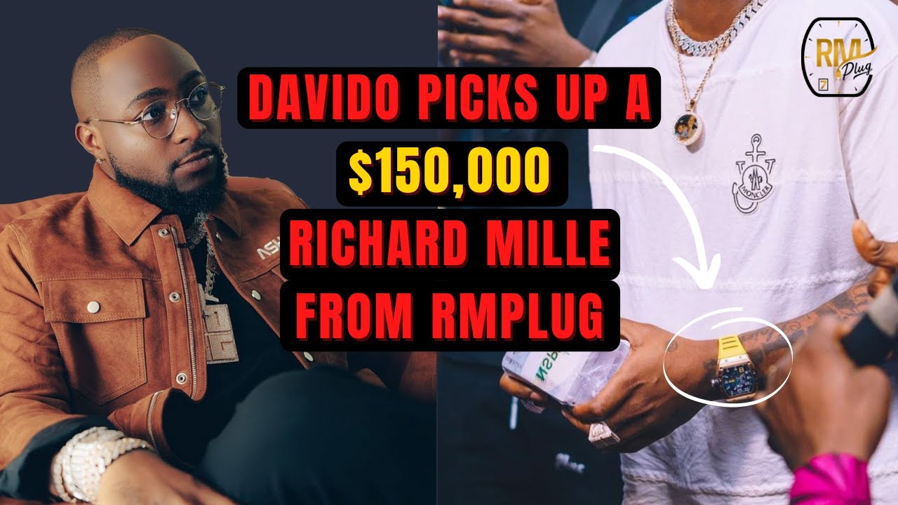 Davido Picks Up a $150,000 Richard Mille from RMPLUG