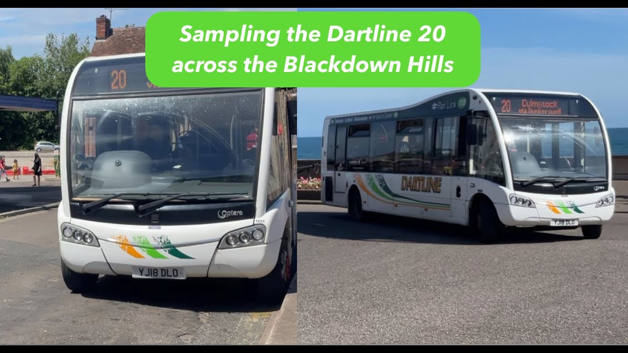 Sampling the Dartline route 20 between Taunton and Seaton.