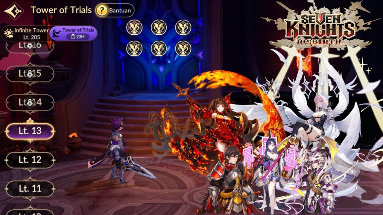 Seven Knight Rebirth - Tower of Trial 13F 6 Medals 