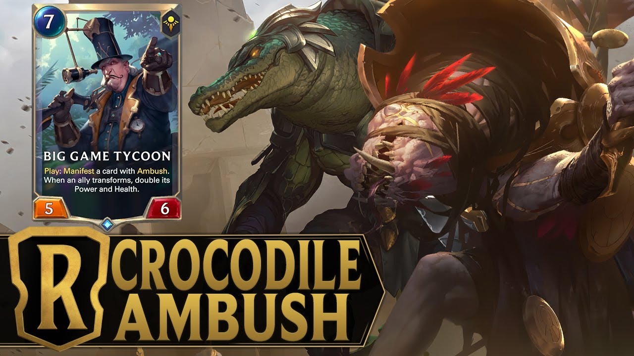 Big Crocodile Ambush !!! - Renekton & Nidalee Deck - Legends of Runeterra