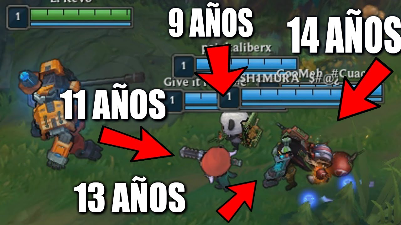 JUGANDO CON MIS PRIMOS PEQUEÑOS | ME TILTEAN!! ESCUADRON DE YORDLES