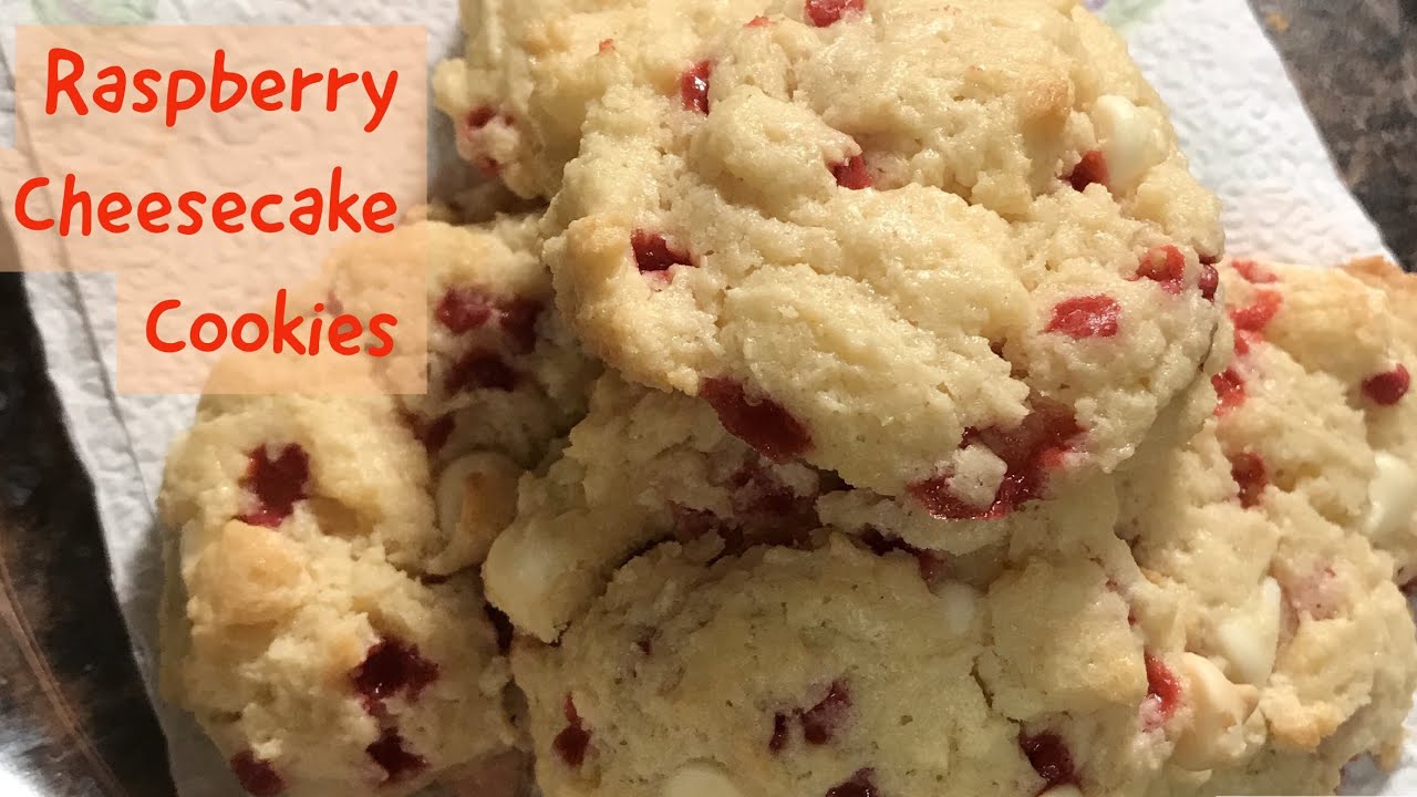 RASPBERRY CHEESECAKE COOKIES | SIMPLY ELEGANT