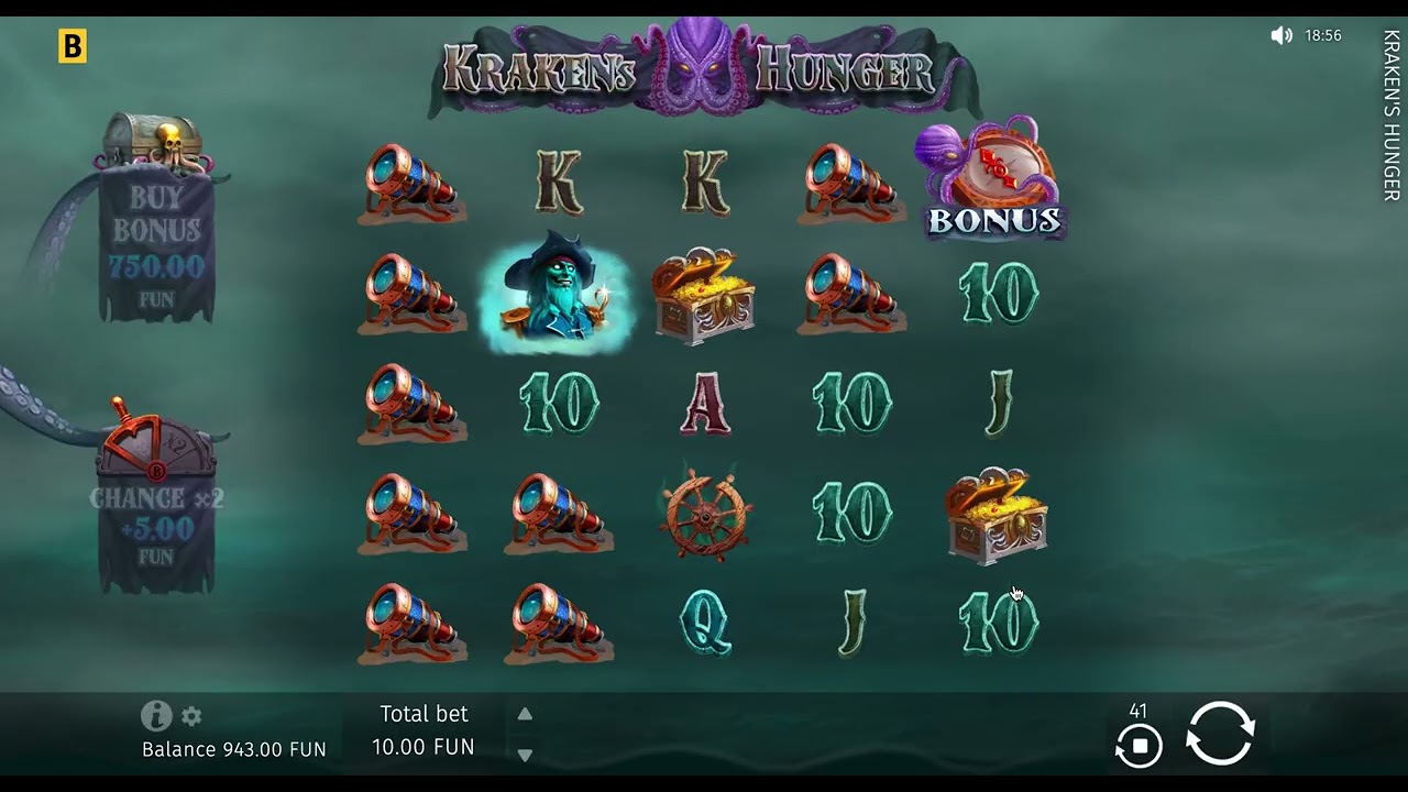 Hunting the Kraken: 100 Spins on Kraken's Hunger Slot by BGAMING!