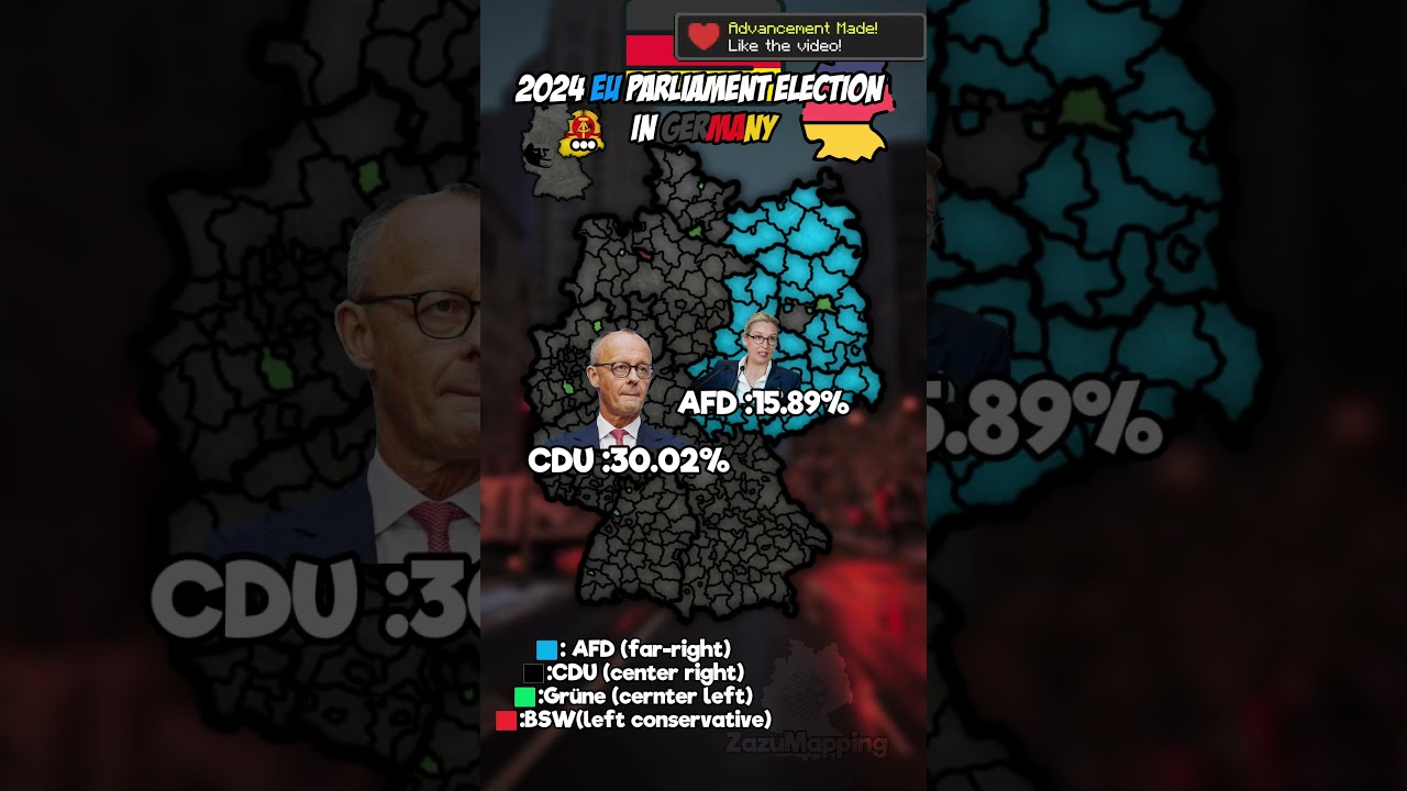 2024 Eu Parliament German election results🇩🇪