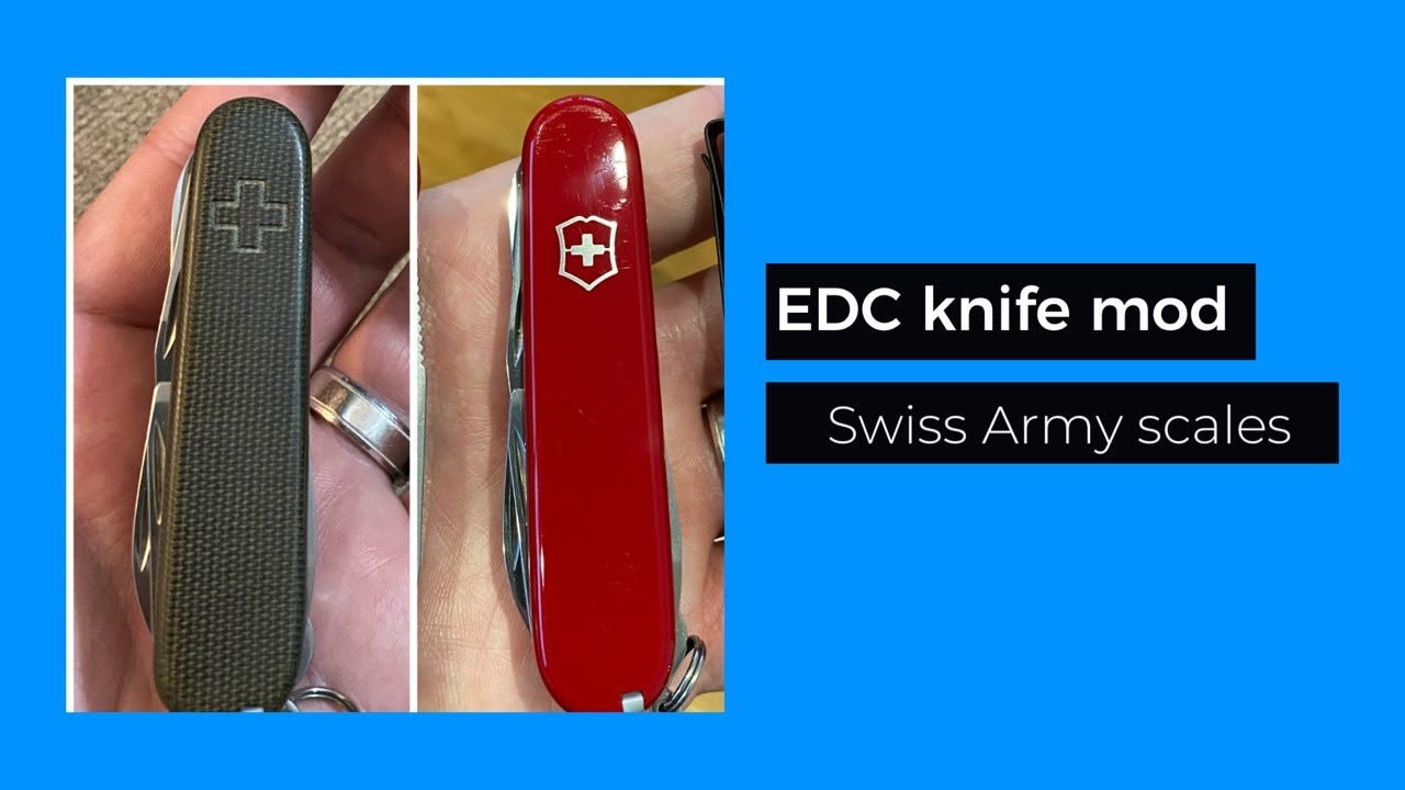 How to change the scales of your Swiss Army knife