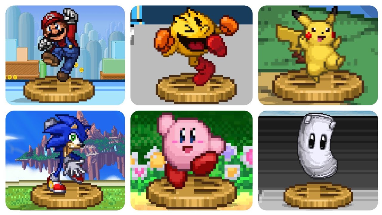 Super Smash Flash 2 - All Character Trophy Stand (1.4.0 Beta)