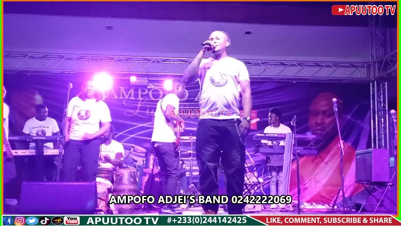 AKWASI AMPOFO ADJEI'S BAND PERFORMS DADA KD AND DADDY LUMBA'S SONGS