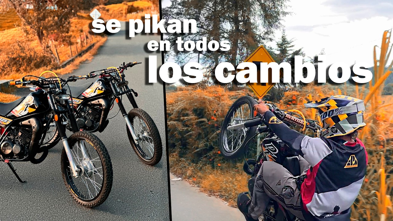 Yamaha DT modificada para stunt | así quedaron