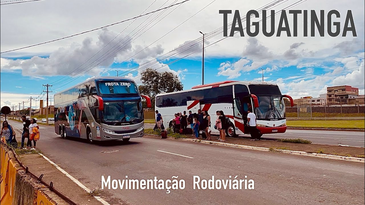 Movimentação Rodoviária em Taguatinga: Tarde de Domingo 