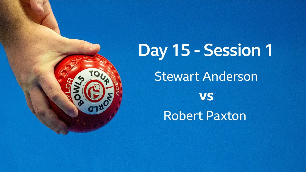 Just. 2020 World Indoor Bowls Championships: Day 15 Session 1- Stewart Anderson VS Robert Paxton