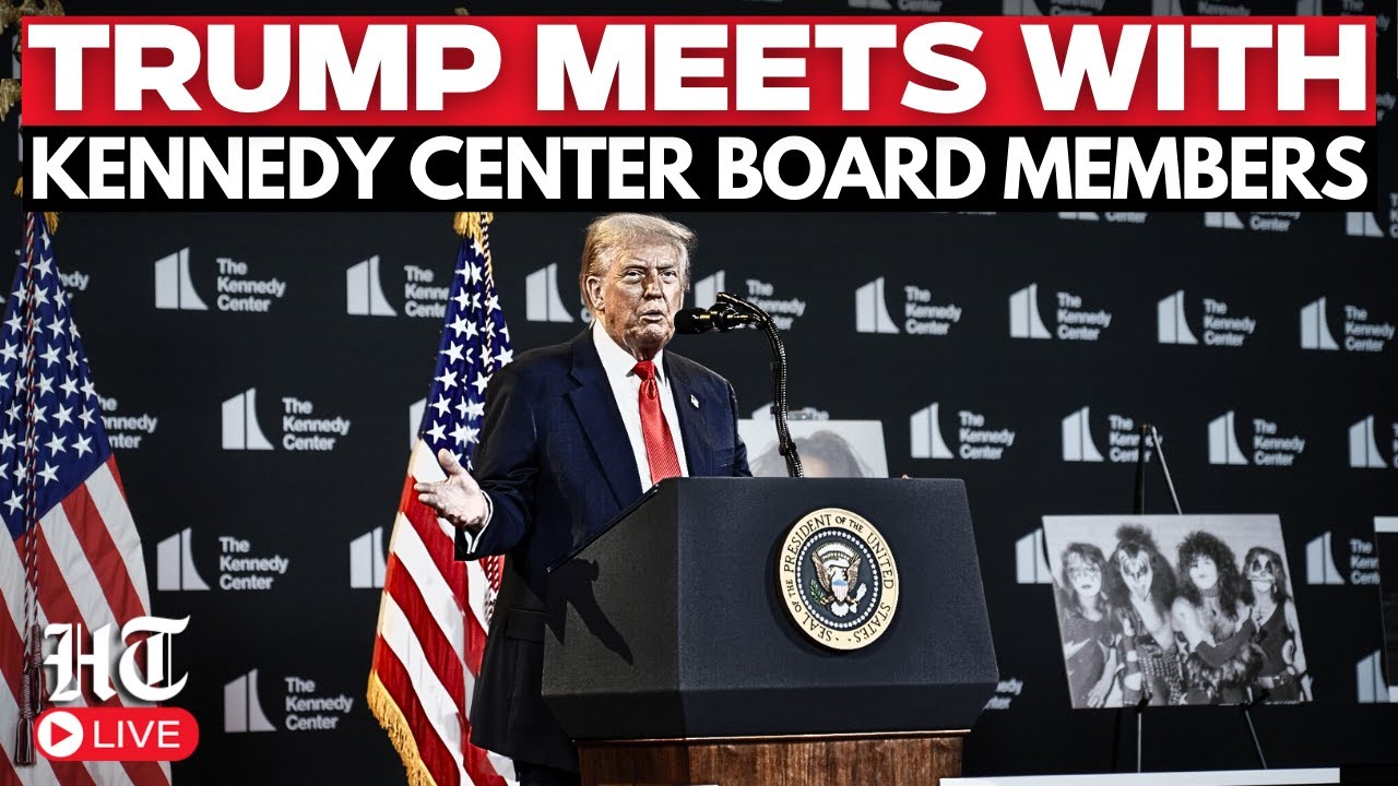 US News Live | US President Trump Meets With Kennedy Center Board Members | White House | Iran | US