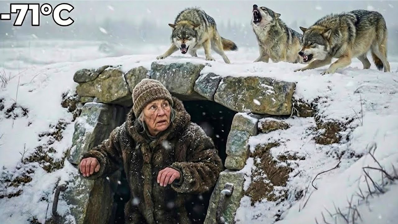 The Widow’s Secret Shelter Escaping a Wolf Pack in the Coldest Place on Earth  | Yakutia Survival P2