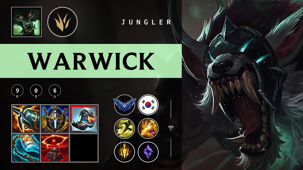 Warwick Jungle vs Nocturne - KR Diamond Patch 25.24