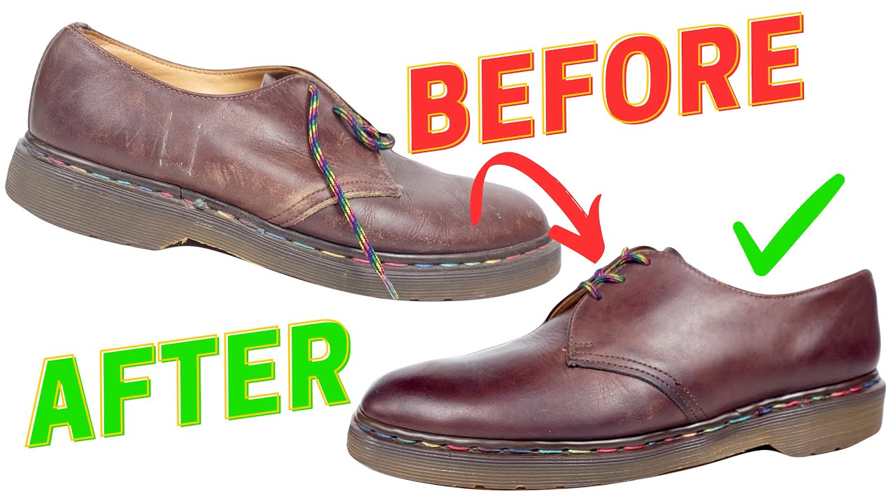 Спасение винтажной кожи Dr. Martens: советы по быстрому и простому ремонту потертой обуви в домаш...