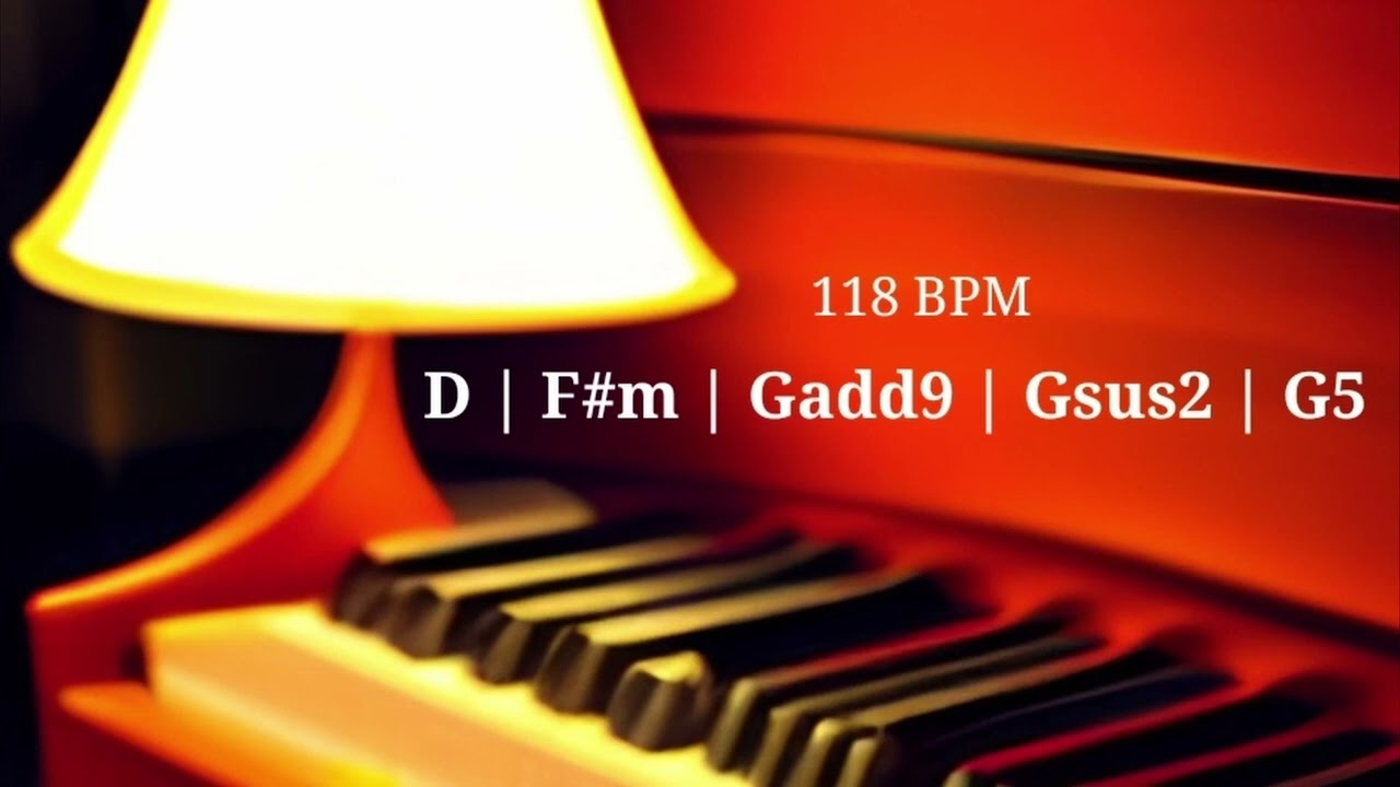 Piano Loop 118 BPM  [D F#m Gadd9 Gsus2 G5]