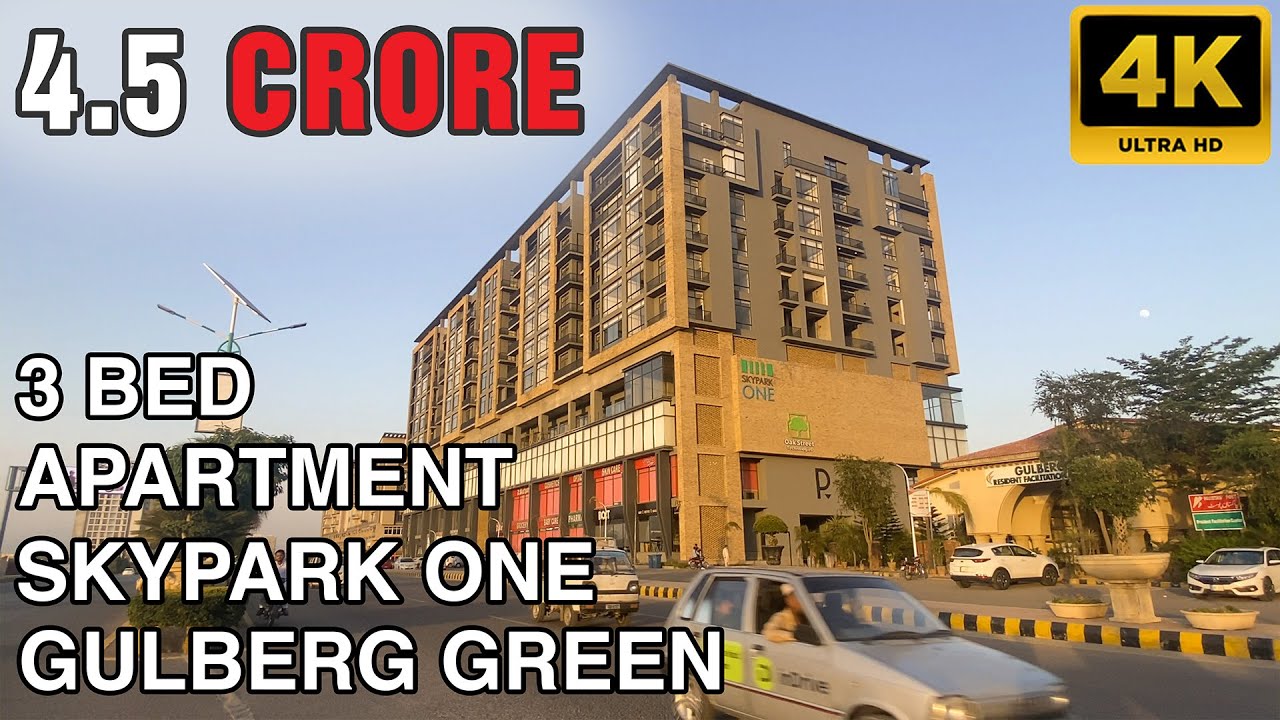 3 Bed Apartment Skypark One In Gulberg green | 3 Bed Apartment For Sale Gulberg Green