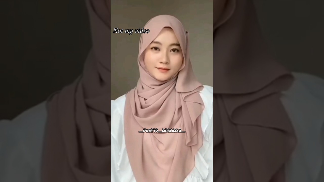 Daily wear full coverage hijab tutorial ✨ #hijabi #muslimahs #islamicshort #ytshorts #aesthetic