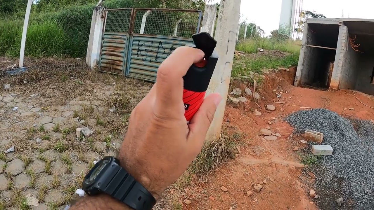 Teste do Spray de Pimenta