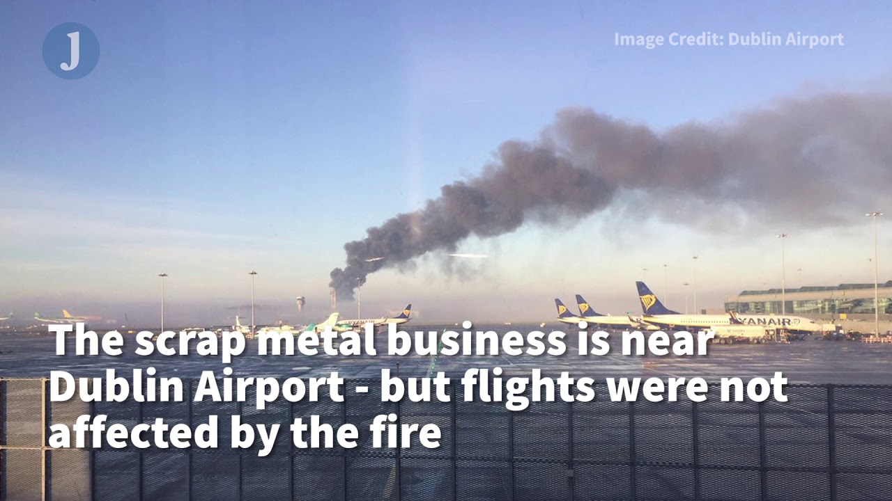 St Margaret's fire - near Dublin Airport