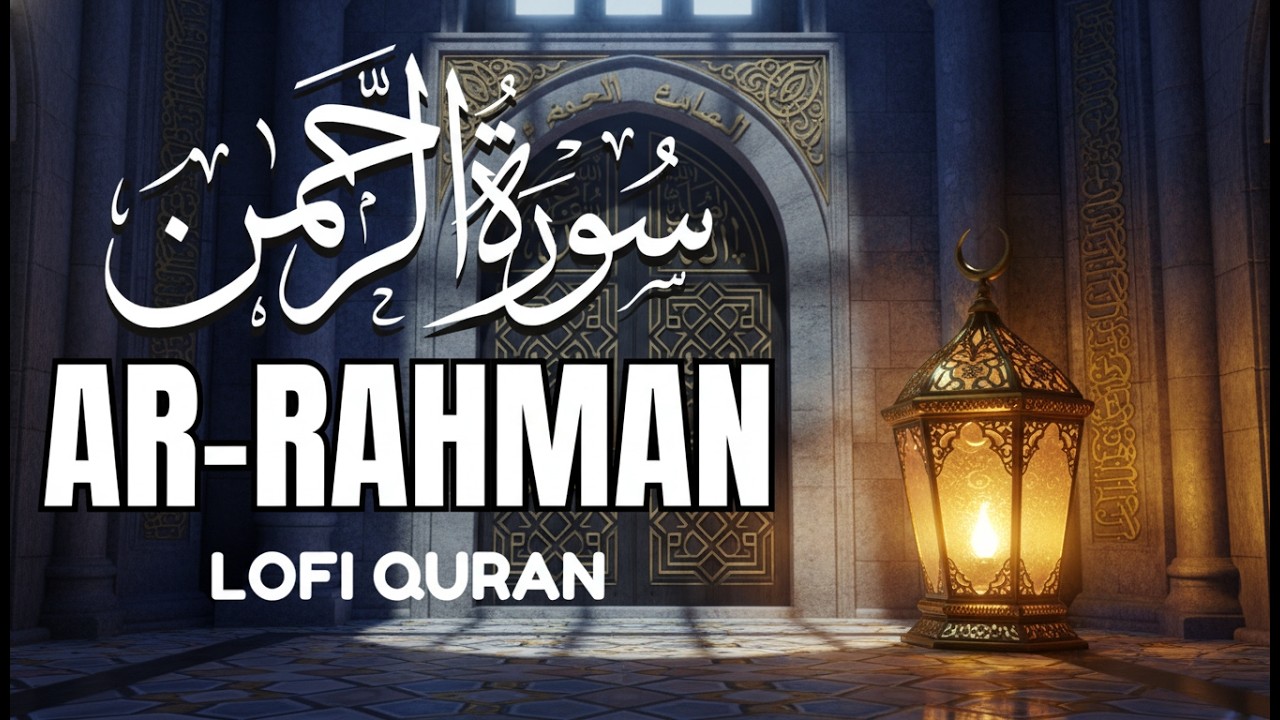 Surah Rahman سورة الرحمن | Relaxing Lofi Quran for Sleep, Calm & Inner Peace | #lofiquran