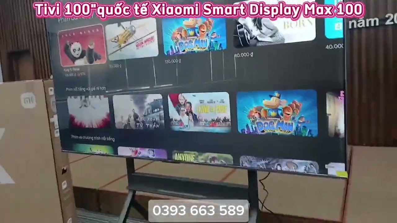 Tivi Xiaomi smart display max 100