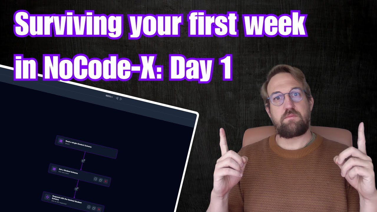 Surviving Your First Week with NoCode-X: Day 1