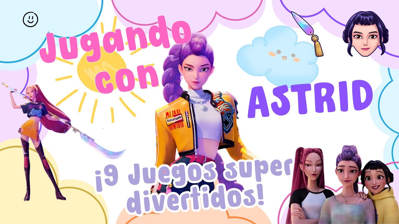 Guerreras k-pop Juegos súper divertidos con Astrid y kaleb! 🤗🤩