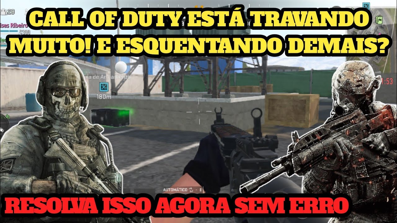 CALL OF DUTY WARZONE MOBILE ESTÁ TRAVANDO MUITO E ESQUENTANDO DEMAIS NO JOGO (PROBLEMA RESOLVIDO)
