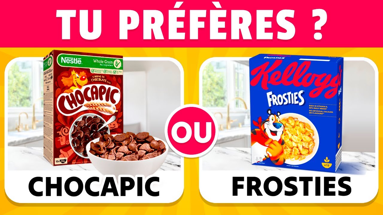 Tu préfères ? Spécial SNACKS ! 🍟🍪