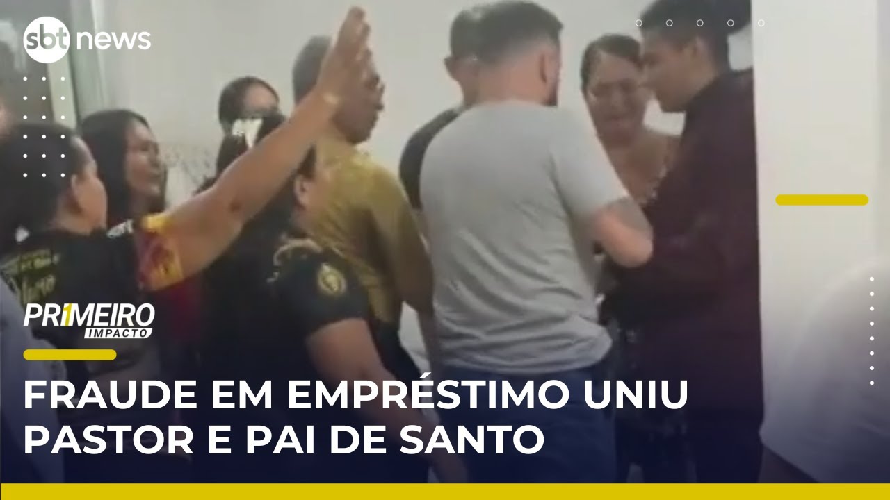 Pastor &eacute; preso dentro da igreja por fraude em empr&eacute;stimos consignados | Primeiro Impacto (04/06/25)