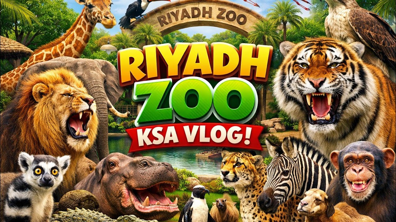 Riyadh Zoo Full Tour  | All Animals | Biggest Zoo in Saudi Arabia | Places to Visit 