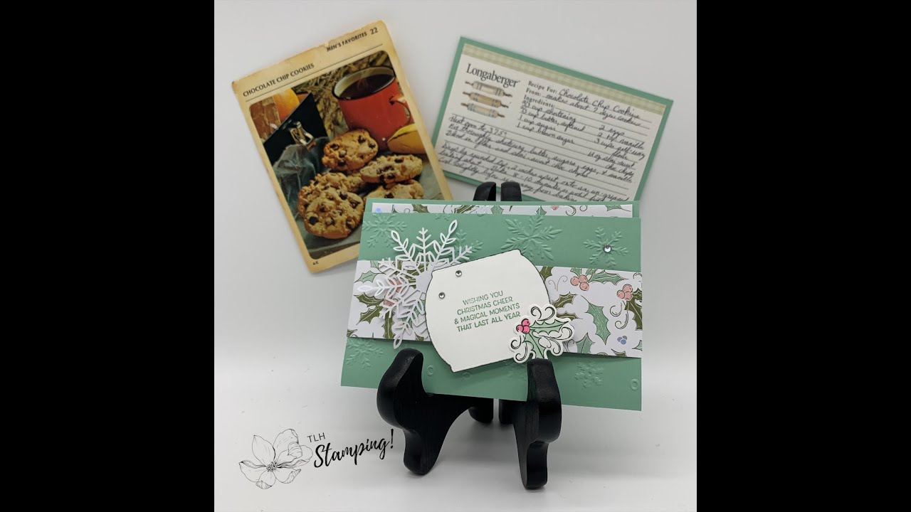 Stampin' Up! Wonder and Whimsy Trees Christmas Recipe Card