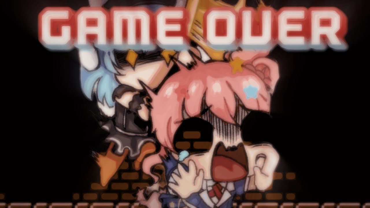 FNF Game Over but Suisei and Miko sing it | Hololive Cover