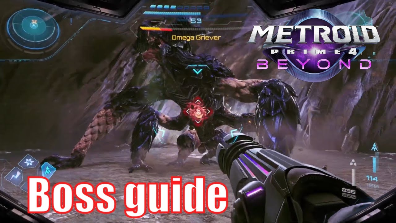 Omega Griever boss fight guide - Great Mines | Metroid Prime 4